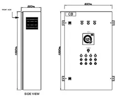 بانک خازنی 25 کیلو وار 400 ولت دستی و اتوماتیک