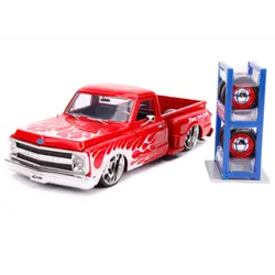 ماکت ماشین جادا مدل فلزی 1969 Chevrolet C10 Stepside with Tyre Rack