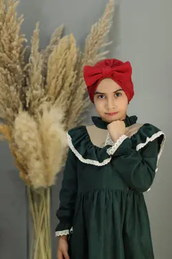 توربان دخترانه قرمز