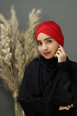 توربان دخترانه قرمز