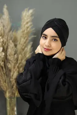 توربان دخترانه مشکی