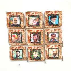 جانماز زیپی با طرح شهدا و مقام معظم رهبری