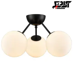 لوستر مدرن حبابی 3 شاخه