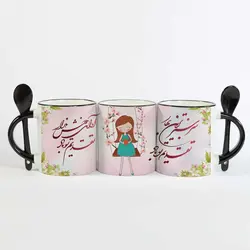 ماگ سرامیکی طرح عید نوروز کد 6548 | مجتمع تصویری تصویرگر
