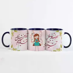 ماگ سرامیکی طرح عید نوروز کد 6548 | مجتمع تصویری تصویرگر
