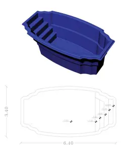استخر فایبرگلاس اوان - فروشگاه فارس واتر