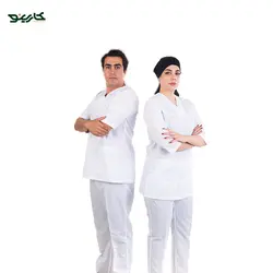 روپوش و شلوار آشپزی مردانه سفید