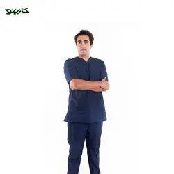 روپوش و شلوار آشپزی مردانه سرمه ای