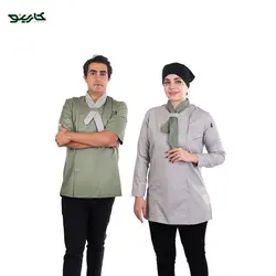 لباس آشپزی مردانه سبز طرح اُونیکس
