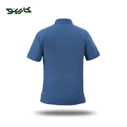 تیشرت یقه دار مردانه جودون رنگ آبی نفتی