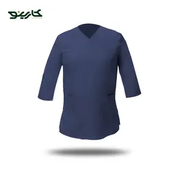 روپوش آشپزی زنانه سرمه ای