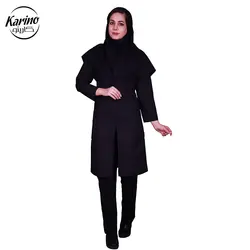 مانتو و شلوار فرم زنانه رنگ مشکی سرمه‌ای