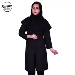 مانتو و شلوار فرم زنانه رنگ مشکی سرمه‌ای