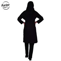 مانتو و شلوار فرم زنانه رنگ مشکی سرمه‌ای