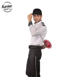 لباس فرم نگهبانی طوسی مشکی کارینو