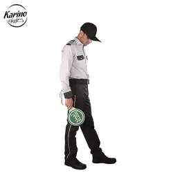 لباس فرم نگهبانی طوسی مشکی کارینو