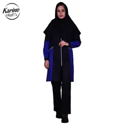 لباس صنعتی زنانه طرح سیلور رنگ سرمه‌ای و آبی