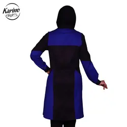 لباس صنعتی زنانه طرح سیلور رنگ سرمه‌ای و آبی