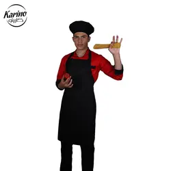 لباس سرآشپز ست قرمز مشکی + پیش بند