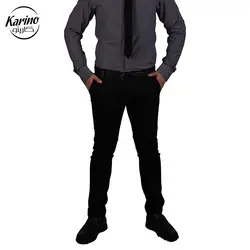 لباس سالن کار رنگ طوسی مشکی + کراوات