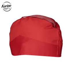 کلاه آشپزی مدل قایقی رنگ زرشکی