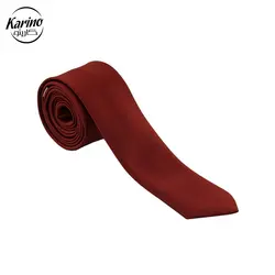 کراوات زرشکی ساده