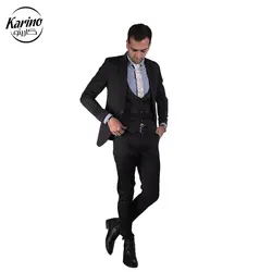 ست لباس سالن کار مردانه رنگ مشکی یاسی