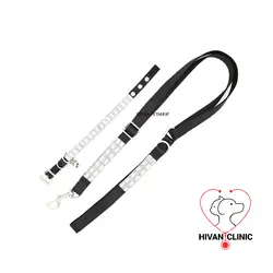 ست قلاده و لید سنگ کاری شده برند لاکچری پت