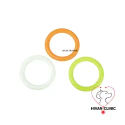 اسباب بازی دندانی سگ طرح حلقه خاردار