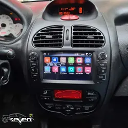 مانیتور اندروید 7 اینچی خودرو پژو 206 برند مدیاتک مدل P206IMT312