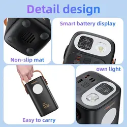 پاوربانک 60000 میلی آمپر TRANYOO مدل T-F23 - دیجیتال اسمارت