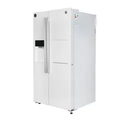 یخچال ساید بای ساید دوو مدل 3320MW سفید متالیک - حجره ما - فروشگاه اینترنتی لوازم خانگی شیراز