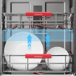 ماشین ظرفشویی دوو 12 نفره مدل DDW-30W1252 سفید - حجره ما - فروشگاه اینترنتی لوازم خانگی شیراز