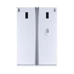 یخچال فریزر دوقلو کلور مدل گلوری Glory سفید چرم - حجره ما - فروشگاه اینترنتی لوازم خانگی شیراز