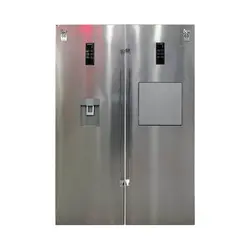 یخچال فریزر دوقلو کلور مدل روسو پلاس Rosso plus استیل - حجره ما - فروشگاه اینترنتی لوازم خانگی شیراز