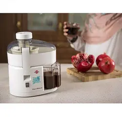آبمیوه گیری پارس خزر مدل JC700P سفید - حجره ما - فروشگاه اینترنتی لوازم خانگی شیراز