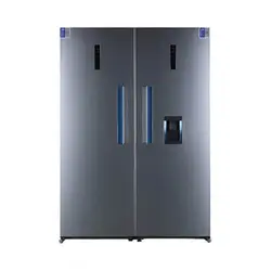 یخچال فریزر دوقلو فوجی پلاس مدل استورم دودی - حجره ما - فروشگاه اینترنتی لوازم خانگی شیراز