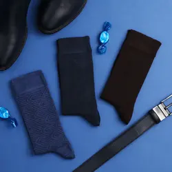 پک سه تایی جوراب ساقدار کد 301273