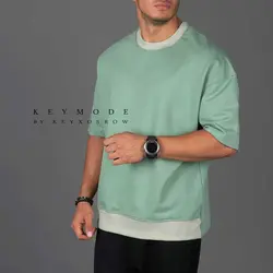 تیشرت آستین کوتاه ساده KXW کد 027301