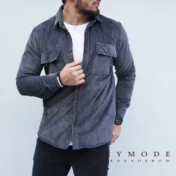 پیراهن مخمل کبریتی 019006