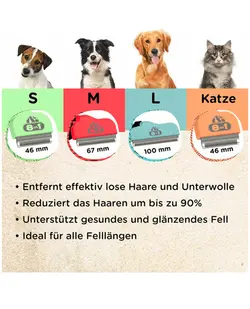 برس موگیر سگ 8IN1 Perfect Coat Deshedder Dog آلمان