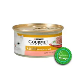 گورمت کیک سالمون 85 گرم|PURINA GOURMET GOLD cake Salmon 0.85 gr