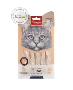 بستنی گربه ونپی مدل ماهی تن و سالمون (بسته 5 عددی) (انگلیسی نویس)