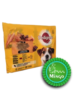 پوچ پدیگری سگ بالغ مالتی پک 4 تایی