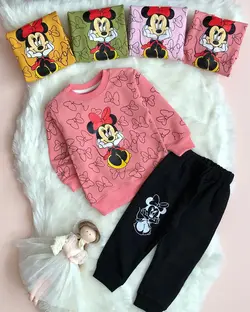 بلوز و شلوار میکی موس دخترانه کد ۳۸۰
