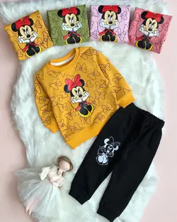 بلوز و شلوار میکی موس دخترانه کد ۳۸۰
