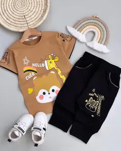 تیشرت شلوارک زرافه ۱۸۱۹