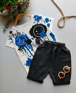 تیشرت شلوارک رنگپاش ۱۴۴۲