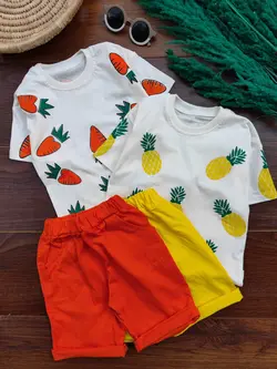 تیشرت شلوارک میوه کد ۱۸۸۷