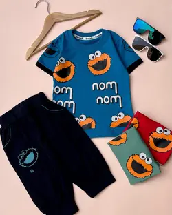 تیشرت و شلوارک خنگول کد ۸۴۶